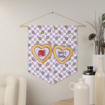 Purple Smut Girlie Pennant