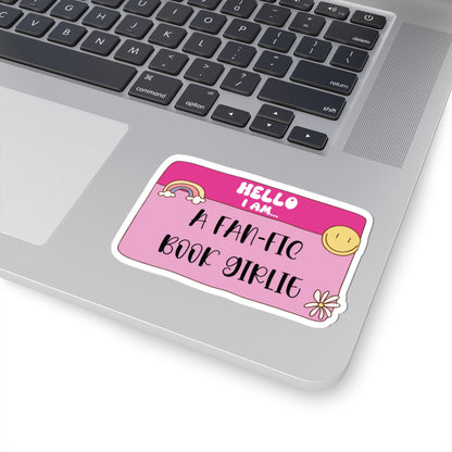 Fan-Fic Book Girlie Sticker
