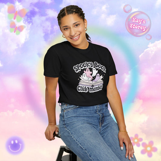 Spooky Book Club Member Comfort Colors T-Shirt