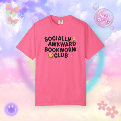 Socially Awkward Bookworm Club Comfort Colors T-Shirt