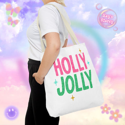 Holly Jolly Tote Bag