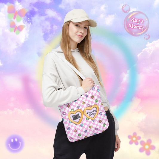 Pink Mystery Girlie Tote Bag