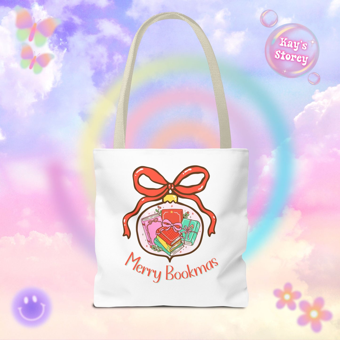 Merry Bookmas Tote Bag