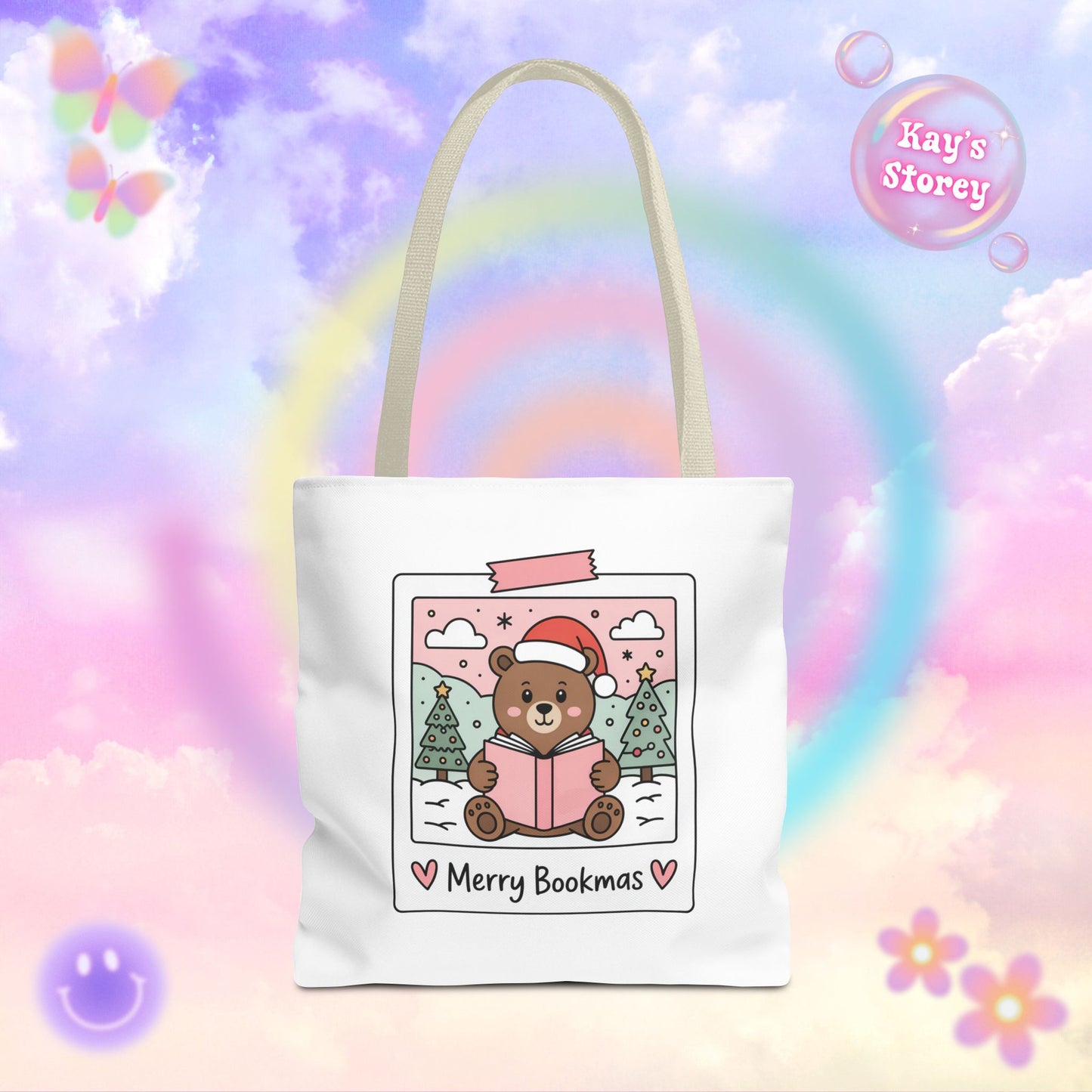 Merry Bookmas Tote Bag