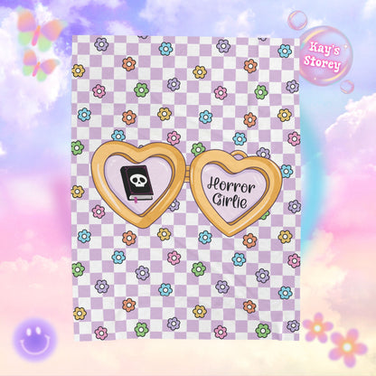 Purple Horror Girlie Velveteen Plush Blanket