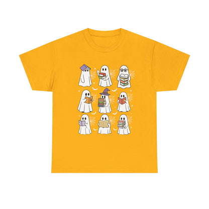 Bookish Ghosts Tee - Halloween Gift