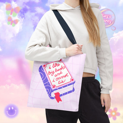I Like Big Books Tote Bag