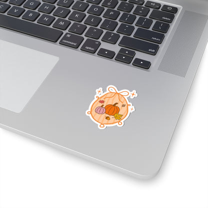 Pumpkins Sticker, Fall Planner Stickers, Book Lover Gifts, Autumn Sticker, Cozy Accessories, Seasonal Sticker