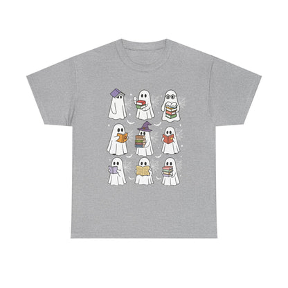 Bookish Ghosts Tee - Halloween Gift