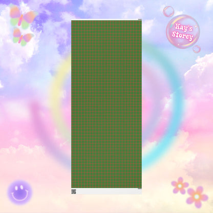 Green Stripe Wrapping Paper
