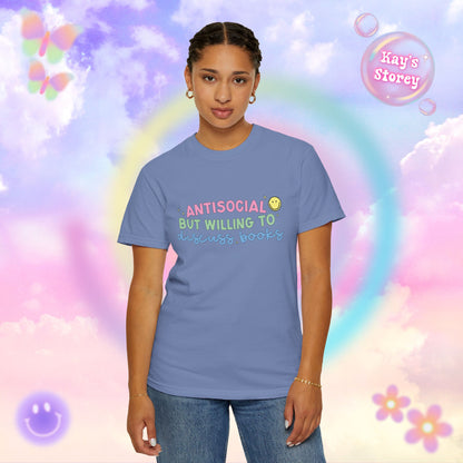 Willing to Discuss Books Comfort Colors T-Shirt