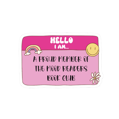 Mood Readers Book Club Sticker