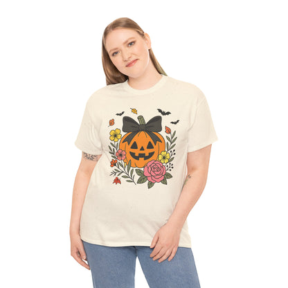 Cute Pumpkin Halloween Tee - Bookish Gift