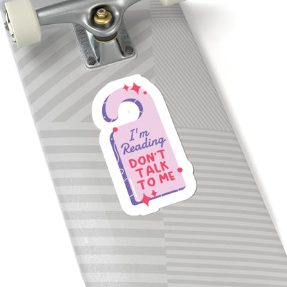 Reading Door Hanger Sticker