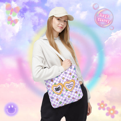 Purple Mystery Girlie Tote Bag