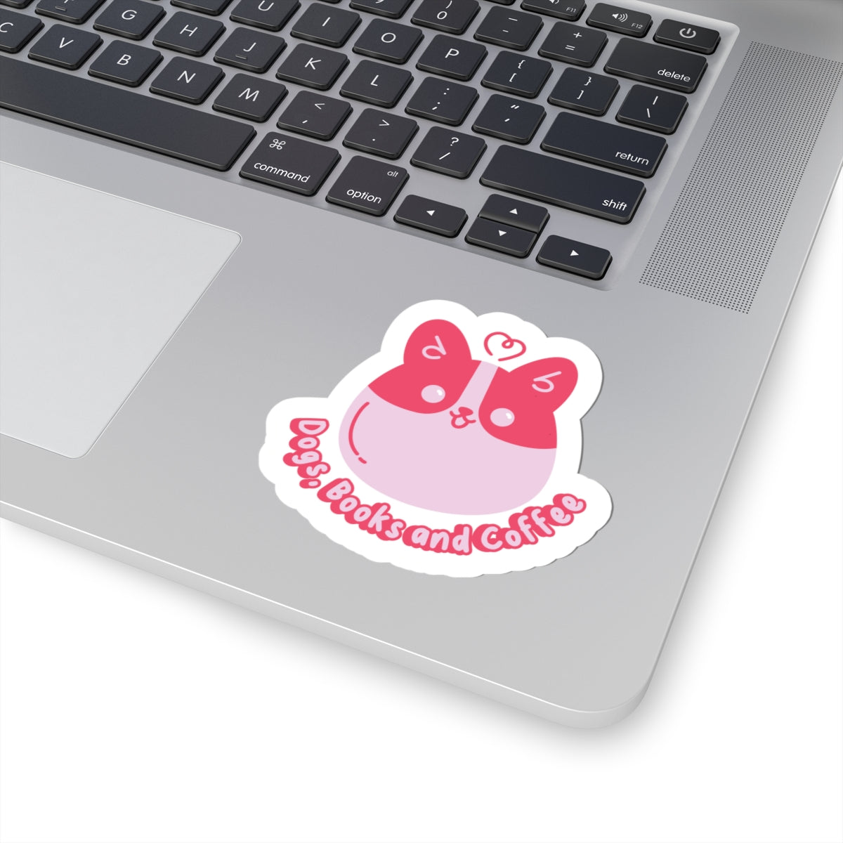 Dogs, Books & Coffee Sticker