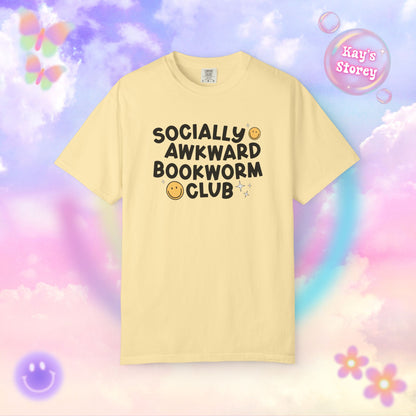 Socially Awkward Bookworm Club Comfort Colors T-Shirt