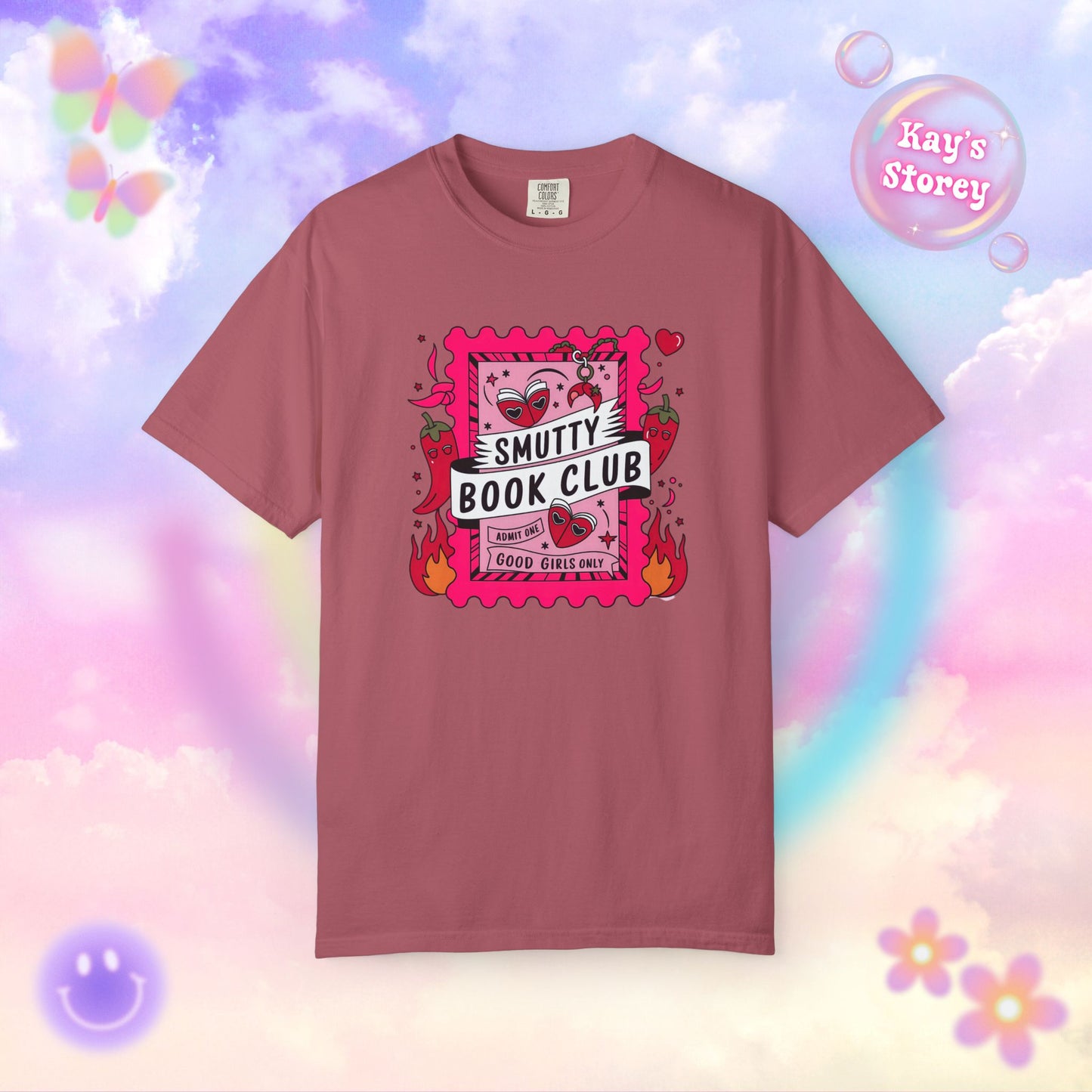 Smutty Book Club Comfort Colors T-Shirt