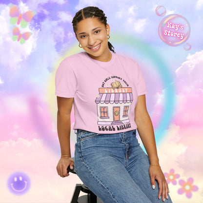 Hot Girls Support Their Local Library Comfort Colors T-Shirt