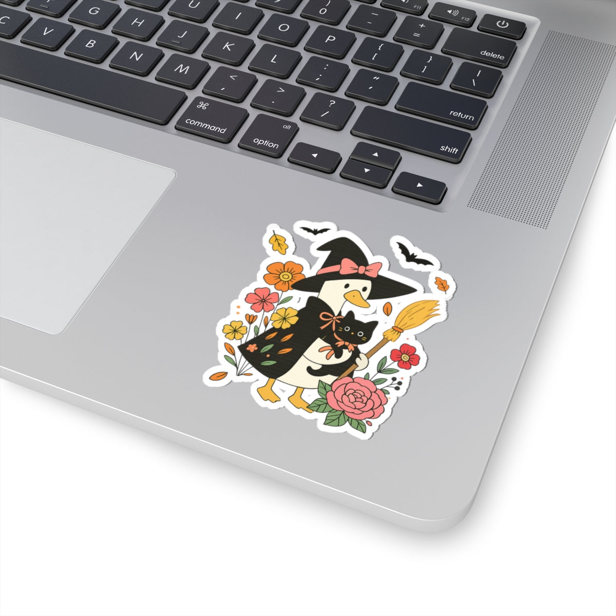 Spooky Goose Kiss-Cut Sticker, Goose Lover Sticker, Cute Sticker Set, Spooky Decals, Halloween Stickers, Vinyl Goose Stickers