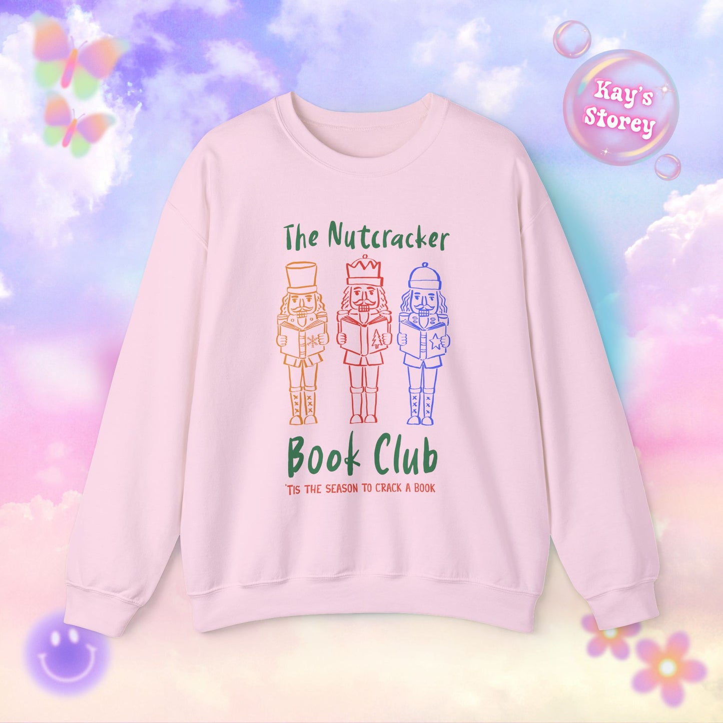 'Tis the Season to Crack a Book Sweatshirt