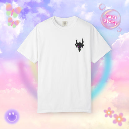 Book Dragon Pink Comfort Colors T-Shirt
