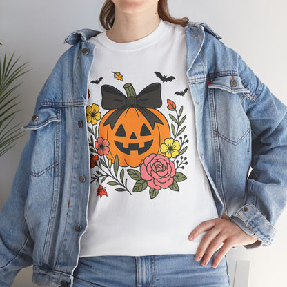 Cute Pumpkin Halloween Tee - Bookish Gift
