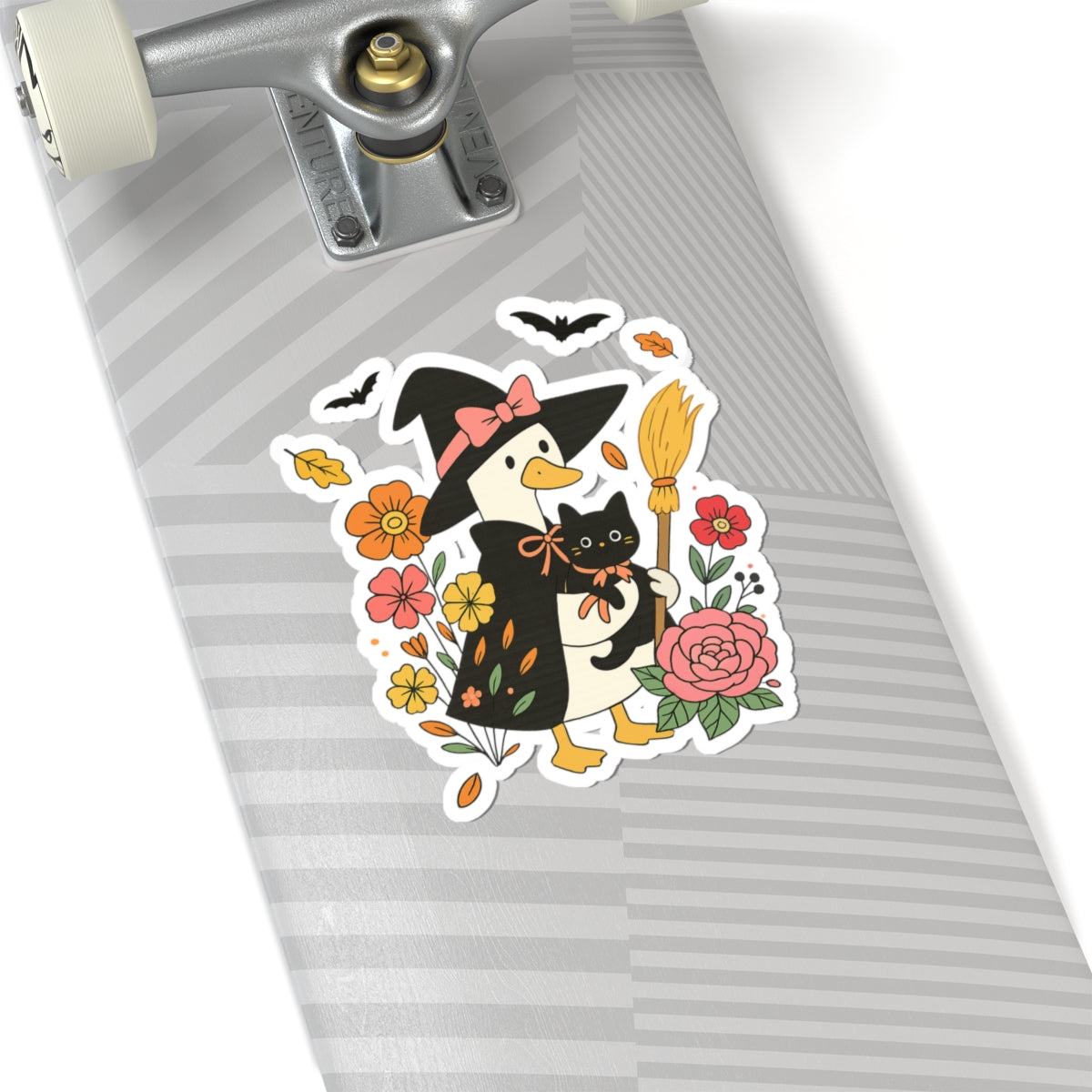 Spooky Goose Kiss-Cut Sticker, Goose Lover Sticker, Cute Sticker Set, Spooky Decals, Halloween Stickers, Vinyl Goose Stickers