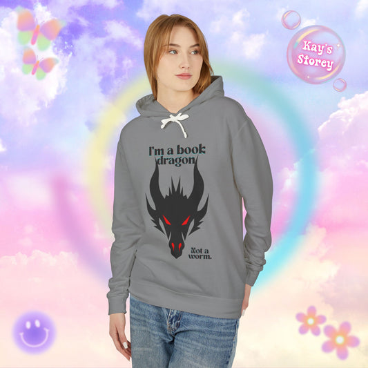 Red Book Dragon Unisex Lightweight Hooded Sweatshirt
