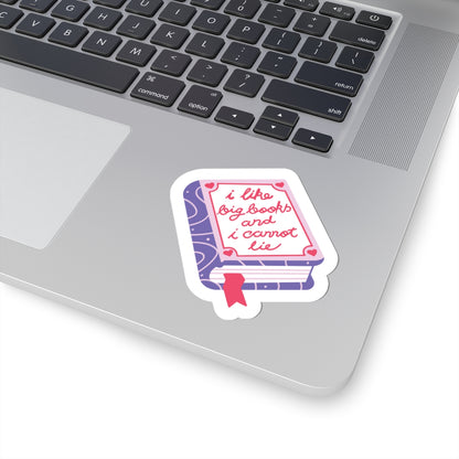 I Like Big Books Sticker
