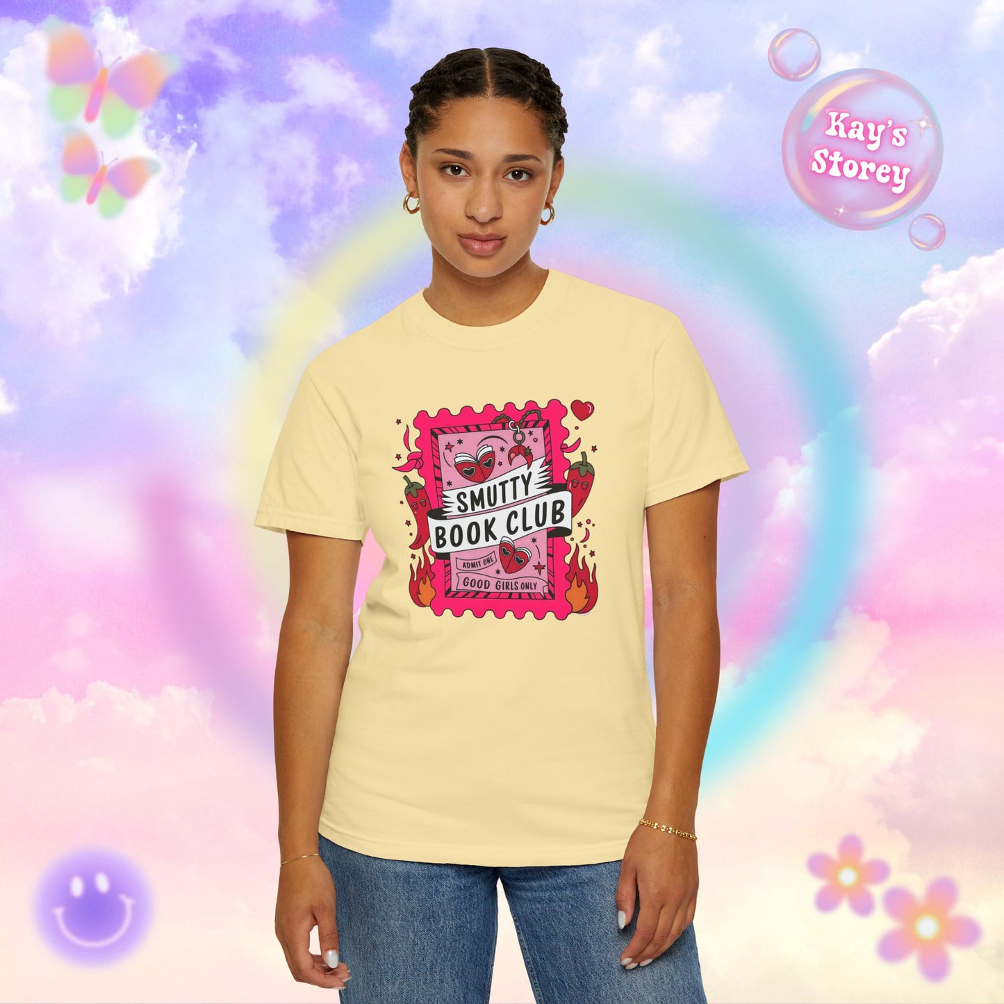 Smutty Book Club Comfort Colors T-Shirt