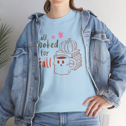 All Booked For Fall Tee - Bookish Gift