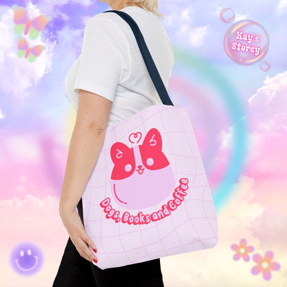 Dogs, Books & Coffee Tote Bag