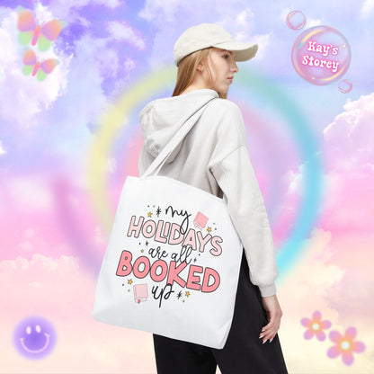 Holidays All Booked Up Tote Bag