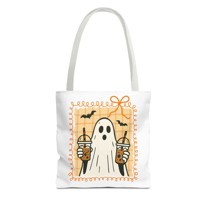 Spooky Season Ghostly Coffee Tote Bag