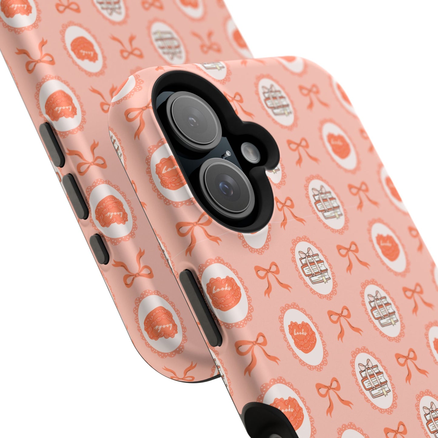 Coquette Book Heart Cake Phone Case - Bookish Gift for Avid Readers