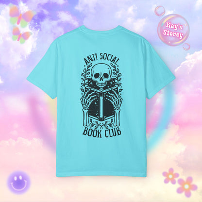 Skeleton Anti Social Comfort Colors T-Shirt