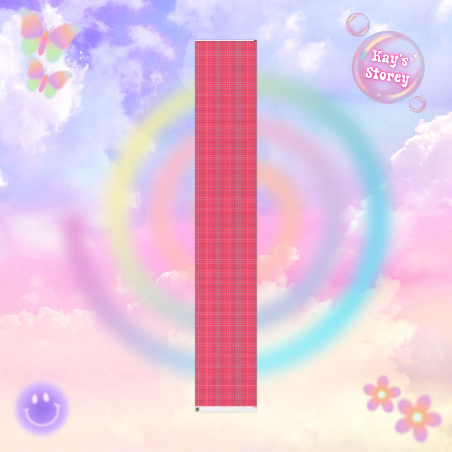 Pink & Blue Stripe Wrapping Paper