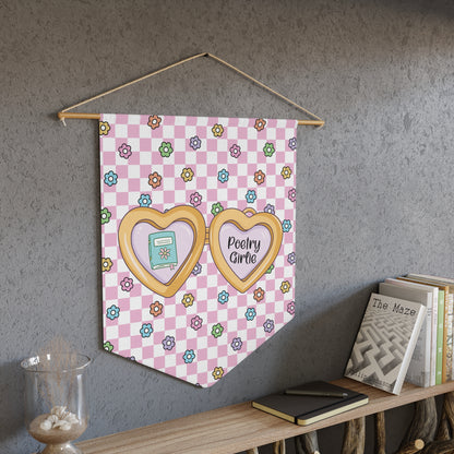 Pink Poetry Girlie Pennant