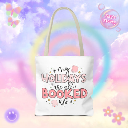 Holidays All Booked Up Tote Bag