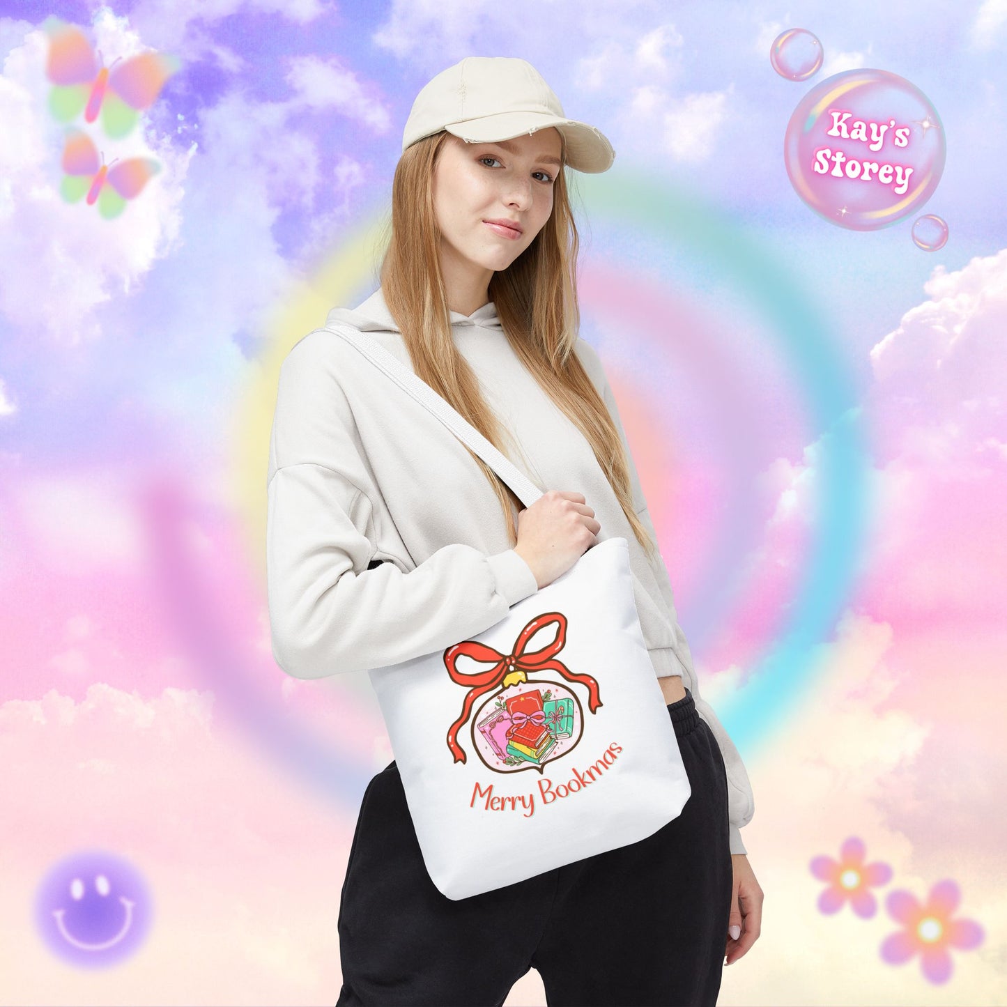 Merry Bookmas Tote Bag