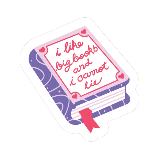 I Like Big Books Sticker