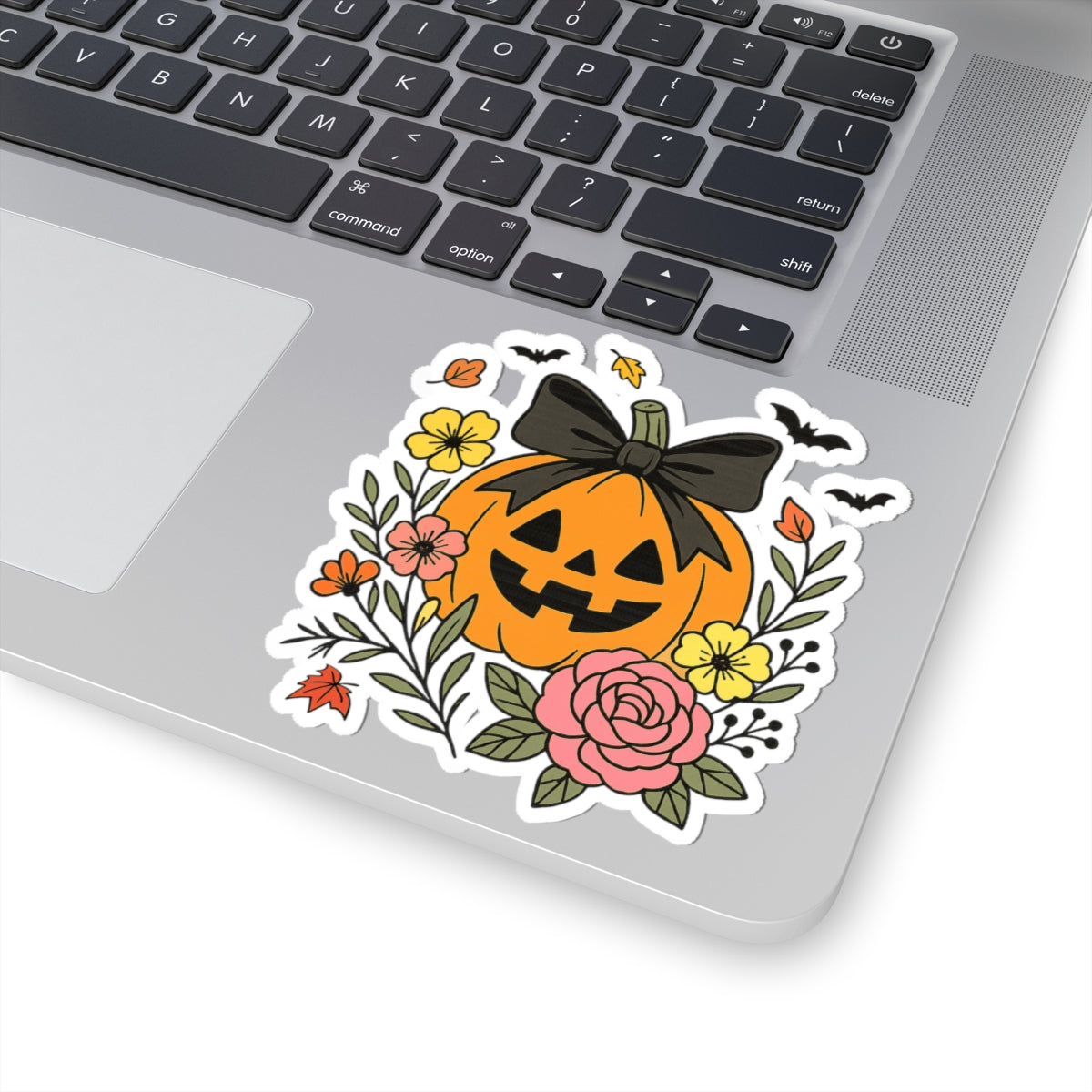 Autumn Pumpkin Kiss-Cut Sticker, Fall Lover Sticker, Cute Sticker Set, Spooky Decals, Halloween Stickers, Vinyl Pumpkin Stickers