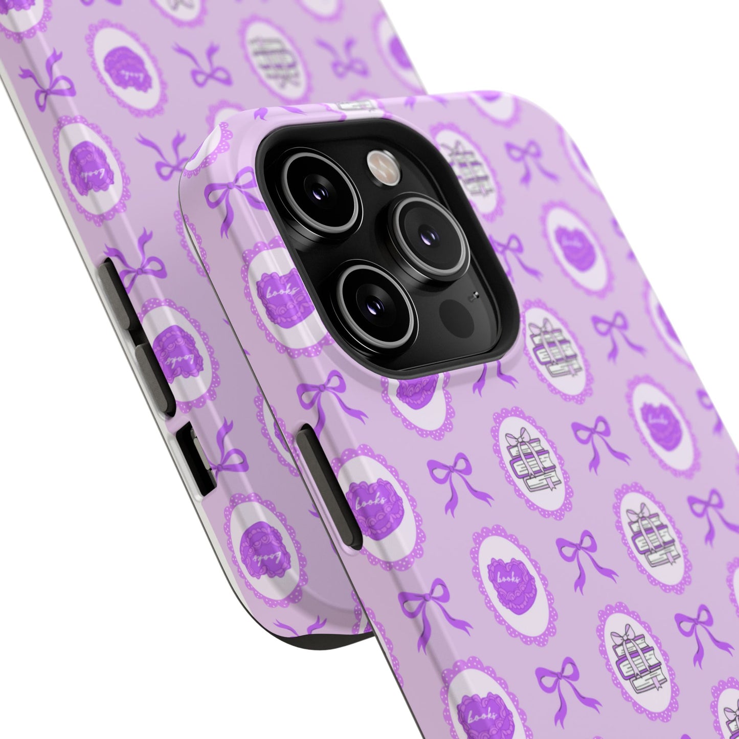 Coquette Book Heart Cake Phone Case - Bookish Gift for Avid Readers