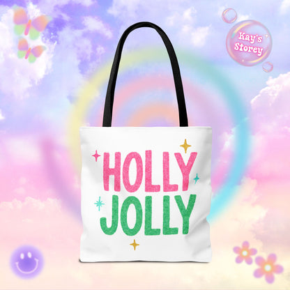 Holly Jolly Tote Bag