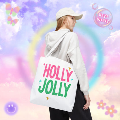 Holly Jolly Tote Bag