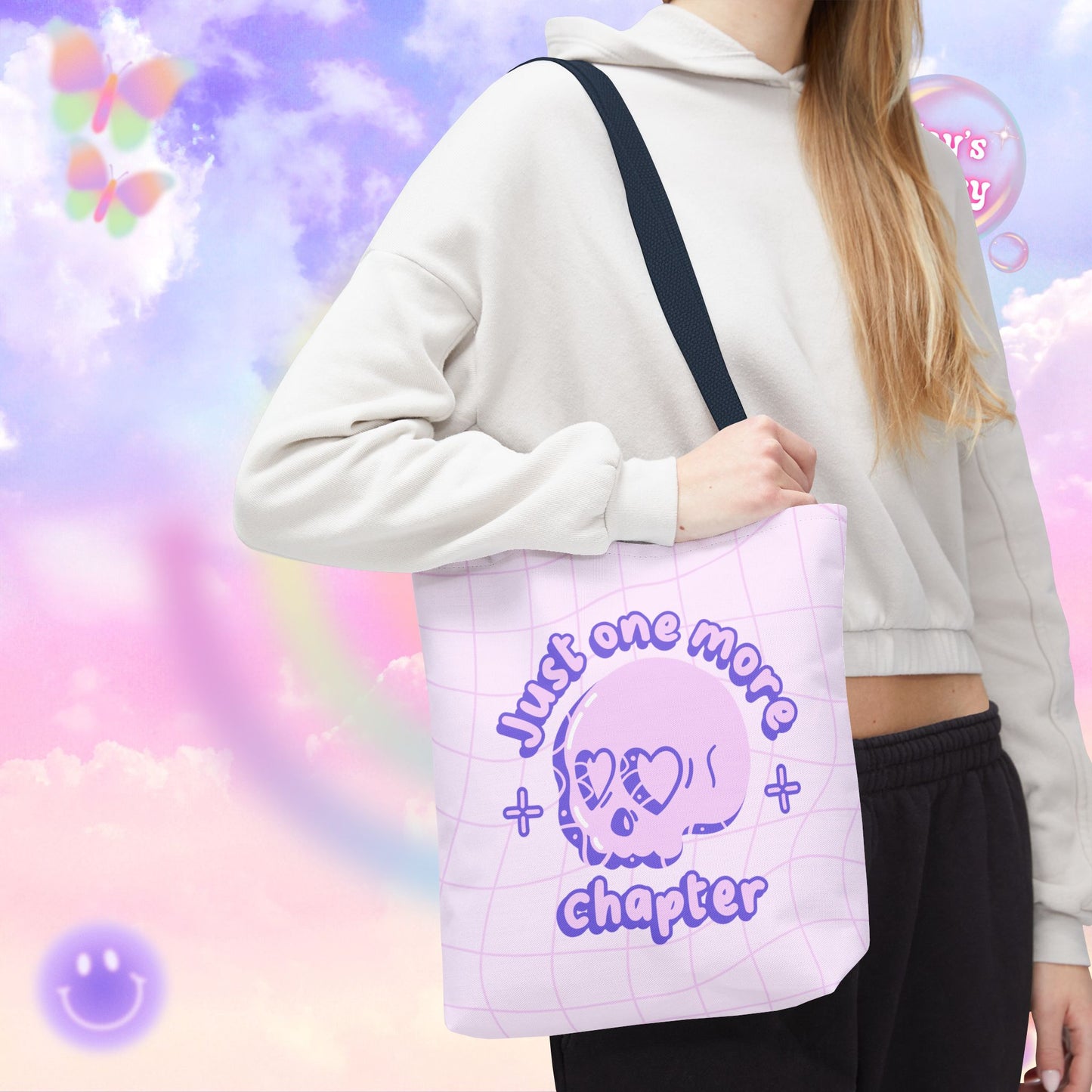 Just One More Chapter Tote Bag