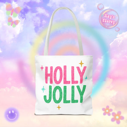 Holly Jolly Tote Bag