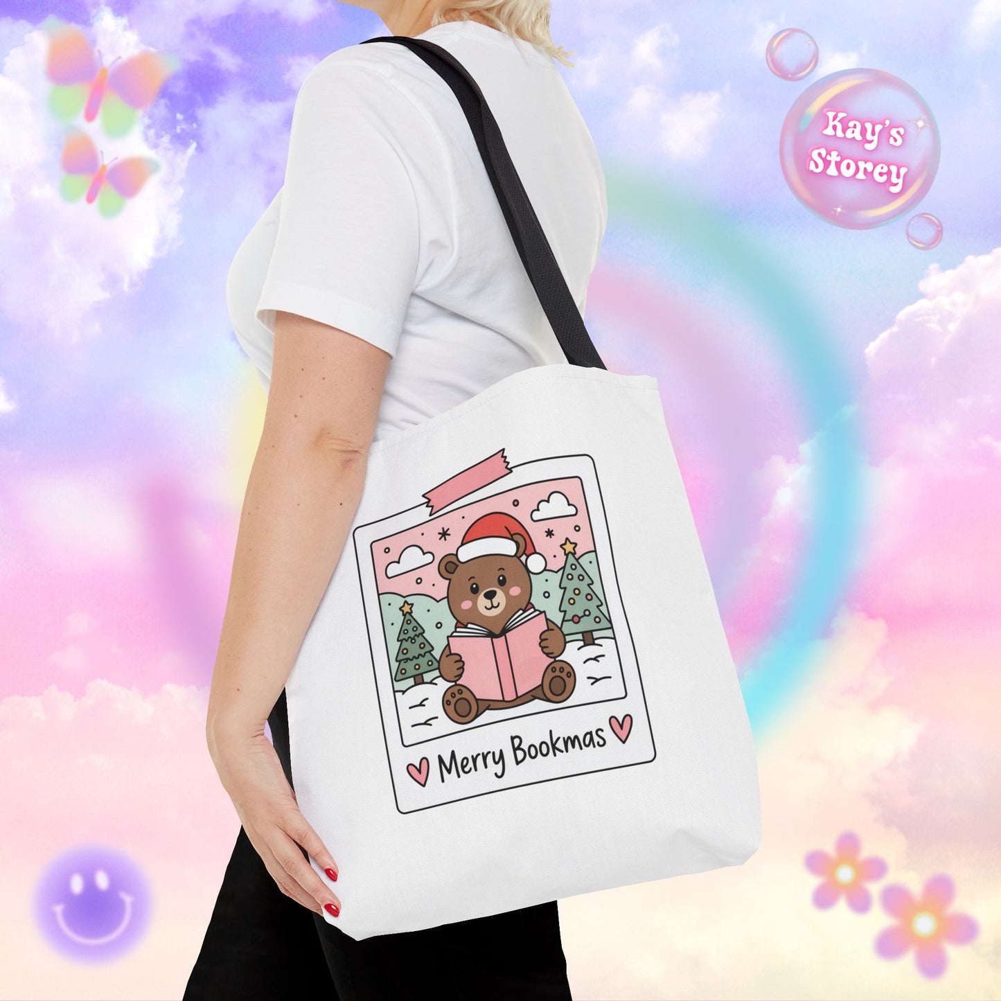 Merry Bookmas Tote Bag