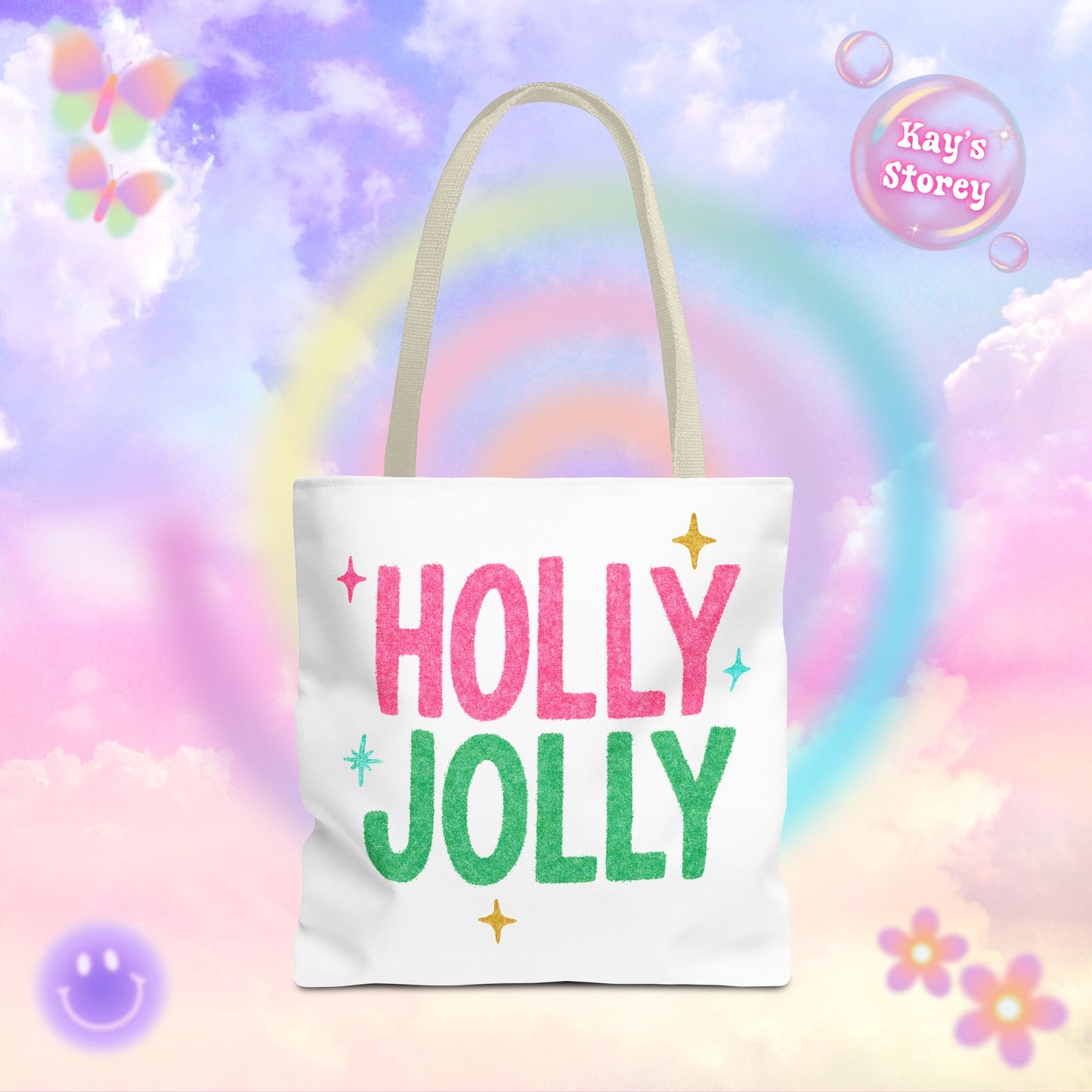 Holly Jolly Tote Bag
